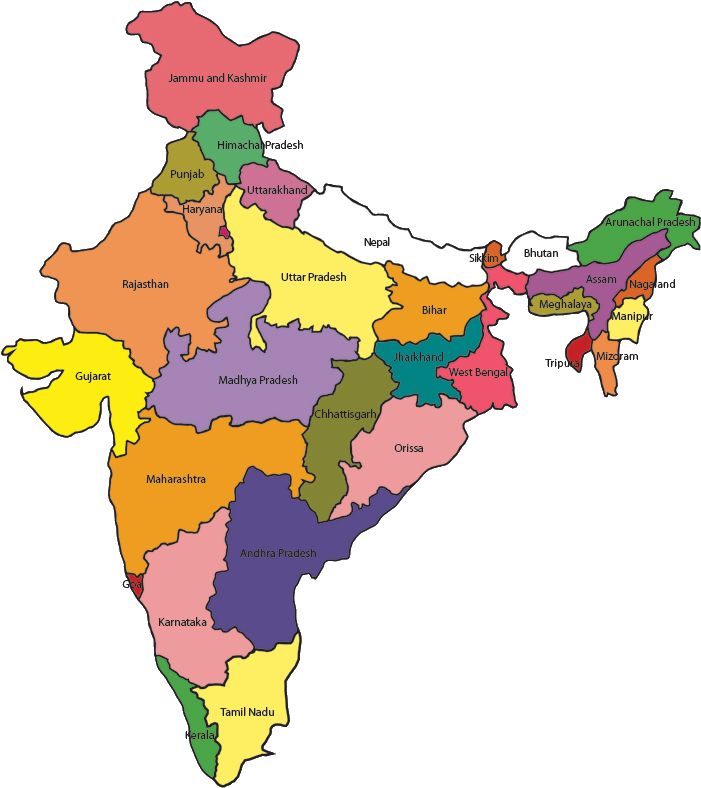 India locations